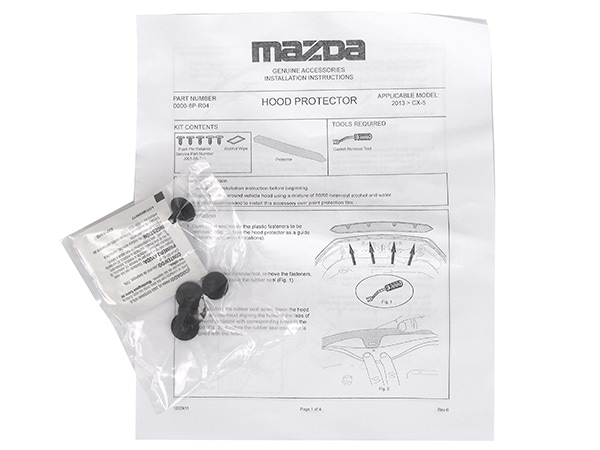 USマツダ純正 バグガード ボンネットガード フードプロテクター ボンネットプロテクター フロントディフレクター フロントプロテクター スモーク 虫除け 飛び石 マツダ CX-5 KE系