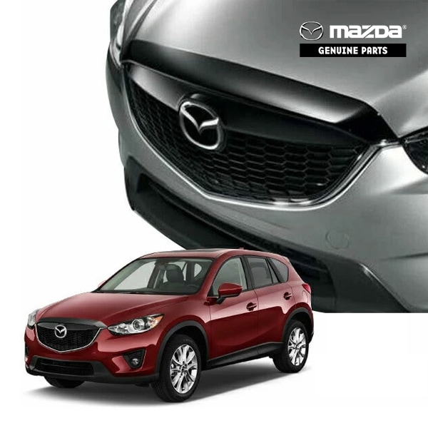 USマツダ純正 MAZDA CX-5 KE系 平成24年2月-28年12月 バグガード ボンネットガード フードプロテクター ボンネットプロテクター フロントディフレクター フロントプロテクター スモーク 虫除け 飛び石