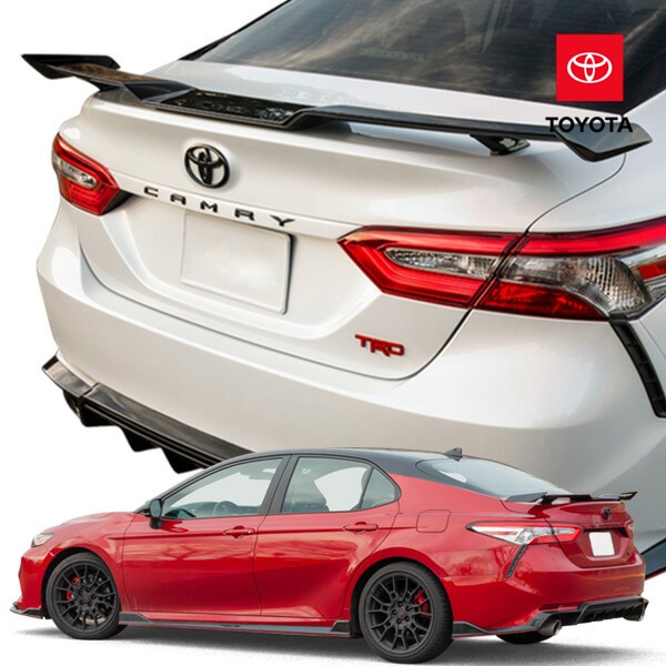 USトヨタ純正 カムリ XV70型 TRDグレード トランクスポイラー(ブラック)