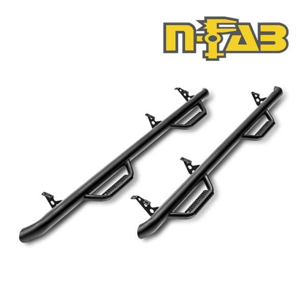 【正規品】N-FAB エヌファブ ナーフステップ/サイドステップ テクスチャードブラック 艶なし ジープ JL ラングラー/4ドア  J1866