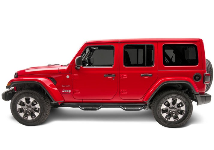 【N-FAB 正規品】ジープ JLラングラー 4ドア エヌファブ ナーフステップ サイドステップ テクスチャードブラック 艶なし J1866