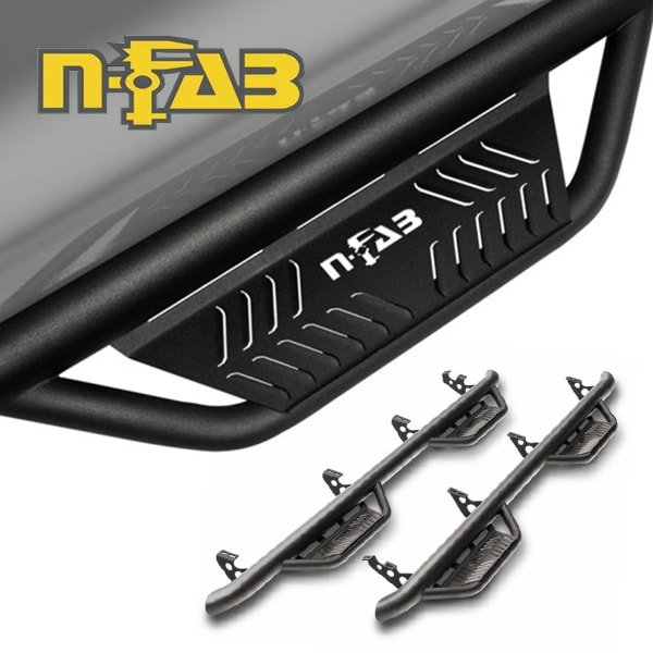 【正規品】N-FAB エヌファブ サイドステップ テクスチャードブラック 艶なし ジープ JL ラングラー/4ドア HPJ1866-TX