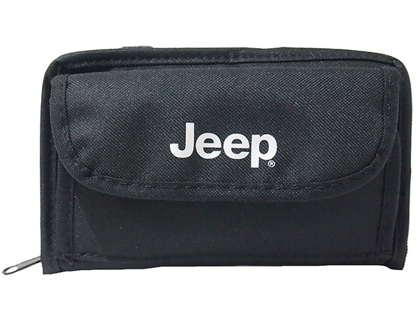 MOPAR純正  JEEPロゴ入  サングラスホルダー 小物入れ TJラングラー JK ラングラー JL ラングラー JT グラディエーター チェロキー グランドチェロキー レネゲード コンパス