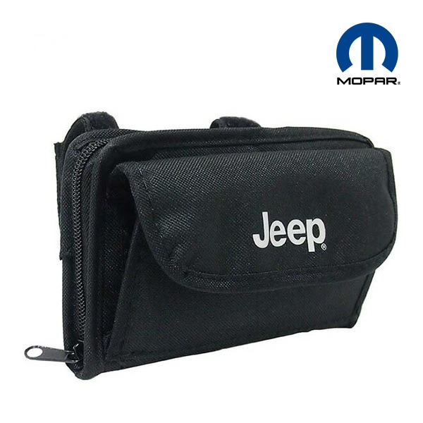 MOPAR純正  JEEPロゴ入  サングラスホルダー 小物入れ TJラングラー JK ラングラー JL ラングラー JT グラディエーター チェロキー グランドチェロキー レネゲード コンパス