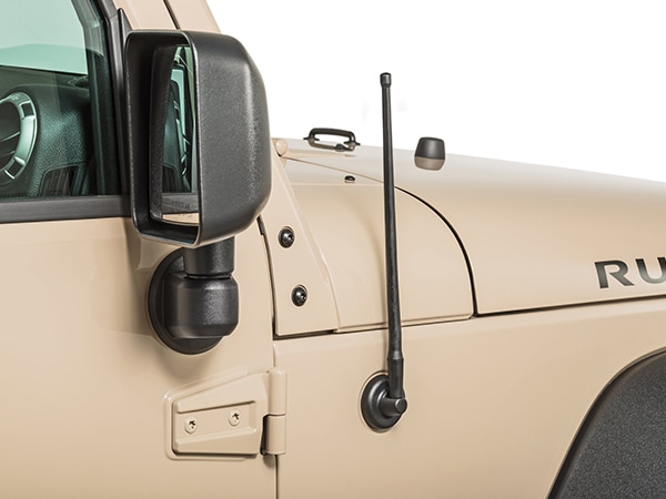 【RUGGED RIDGE 正規品】 ジープ JK ラングラー 2ドア | ラングラーアンリミテッド 4ドア | JL ラングラー | JT グラディエーター リフレックス ショートアンテナ 13インチ 33cm ラギッドリッジ