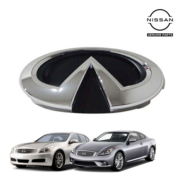 インフィニティ純正 日産 スカイライン セダン V36型 前期 250GT 350GT INFINITI G37 G35 フロントグリル エンブレム 62890-JK60A US仕様 北米仕様 USDM 輸出仕様 逆輸入