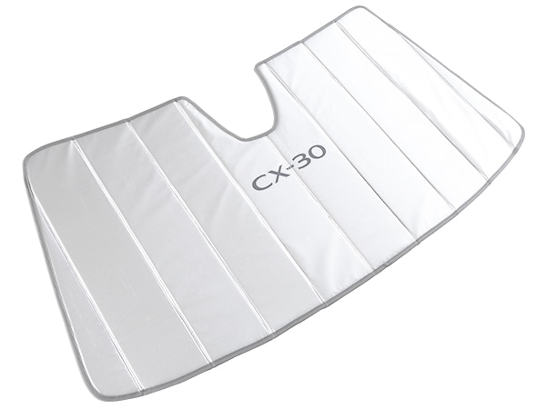 USマツダ純正 専用設計 CX-30 ロゴ入 サンシェード 吸盤不要 折りたたみ式 MAZDA CX-30 CX30 DM系