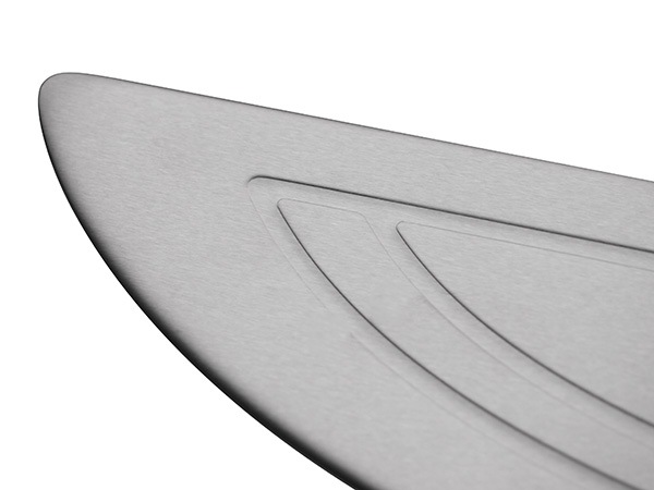 USマツダ純正 リア バンパープロテクター バンパーガード ステップガード ガーニッシュ シルバー ステンレス製 傷防止 保護 マツダ CX-3 DK系