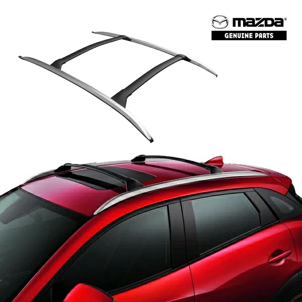 USマツダ純正 ルーフレール+クロスバー SET ベースキャリア ルーフキャリア セット マツダ CX-3 DK系