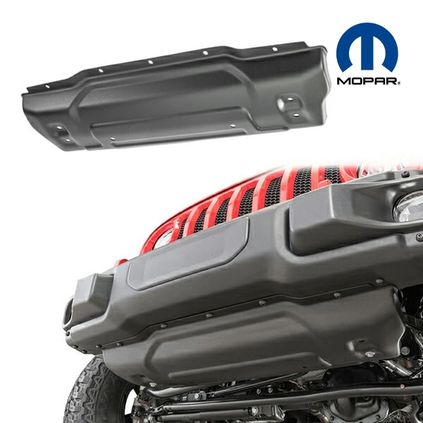 MOPAR純正 ジープ JL ラングラー JT グラディエーター ルビコン フロントバンパー用スキッドプレート 82215183AB アンダースポイラー RUBICON EDITION