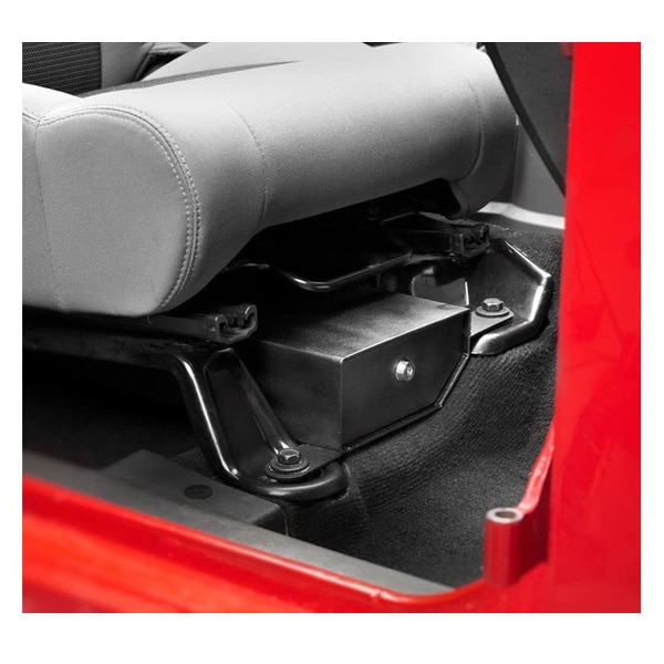 【BESTOP 正規品】ジープ JEEP JK ラングラー 4ドア アンダーシートロックボックス 助手席側 ブラックパウダーコート 4264201 べストップ