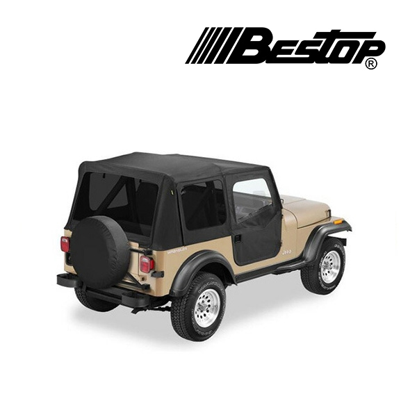 【BESTOP 正規品】BESTOP OEM ハードウェア用 ソフトトップ(交換用) ブラック 5112315 88-95y YJラングラー 