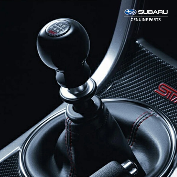 USスバル純正 SUBARU インプレッサWRX VA系 WRXハッチバック GR系 インプレッサWRX GD系 レガシィB4 BM9 ツーリングワゴン BP系 フォレスター SJ系 SG系 MT車用 シフトノブ 6MT ブラック POM ジュラコン+カーボン調 STIロゴ US仕様 北米仕様 USDM C1010FG412