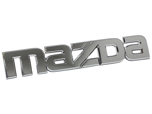 USマツダ純正 海外仕様  MAZDA リアエンブレム (MAZDA2/デミオ DY3W/DY5W/DY3R/DY5R 他)