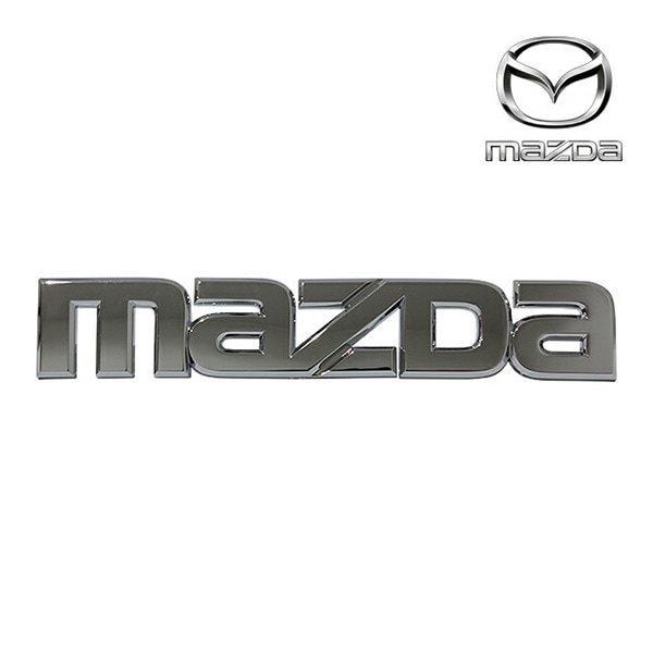 USマツダ純正 海外仕様 MAZDA リアエンブレム (MAZDA2/デミオ DY3W/DY5W/DY3R/DY5R 他)
