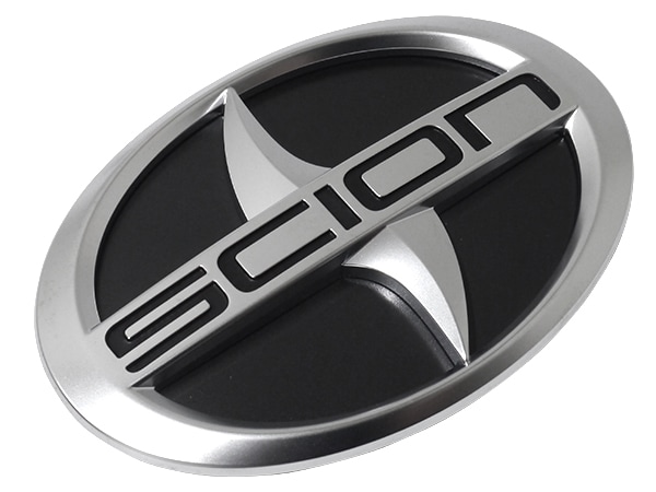 USサイオン純正 トヨタ TOYOTA カローラルミオン 150系 平成19年10月-平成28年1月  SCION xB グリルエンブレム フロントエンブレム SCIONロゴ US仕様 北米仕様 USDM