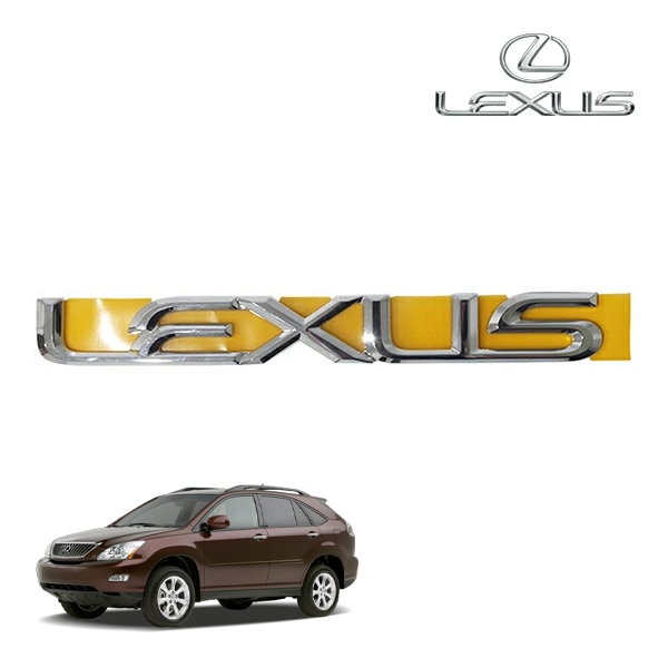 USレクサス純正 トヨタ ハリアー 30系 LEXUS RX330 RX350 RX400h リアエンブレム トランクリッド エンブレム LEXUS ロゴ 75442-48060 US仕様 北米仕様 USDM 輸出仕様 逆輸入