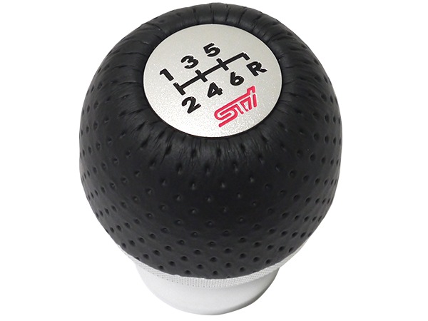 SUBARU STI シフトノブ WRX VAB パンチングレザー スバル SUBARU 【SUBARU・WRX】STIシフトノブ(ジュラコン