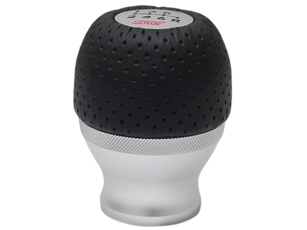 USスバル純正 パンチングレザー+アルミ シフトノブ STIロゴ入 6M