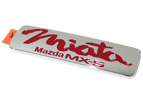 USマツダ純正 89-98y ユーノス ロードスター MAZDA MX-5 ミアタ MIATA 初代 NA系 リア エンブレム レッド NA0151721A