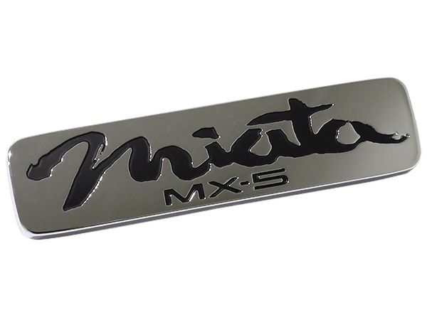 USマツダ純正 89-98y ユーノス ロードスター MAZDA MX-5ミアータ MIATA初代 NA系 リアエンブレム ブラック NC1051721B