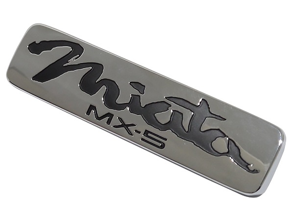 USマツダ純正 89-98y ユーノス ロードスター MAZDA MX-5ミアータ MIATA初代 NA系 リアエンブレム ブラック NC1051721B