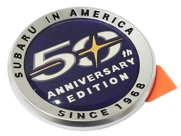 USスバル純正 生誕50周年 フェンダー エンブレム オーナメント アウトバック | インプレッサ | WRX S4 | WRX STI | レガシィB4 | レヴォーグ | フォレスター | XV | クロストレック | BRZ