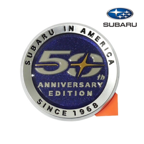 USスバル純正 生誕50周年 フェンダー エンブレム オーナメント アウトバック | インプレッサ | WRX S4 | WRX STI | レガシィB4 | レヴォーグ | フォレスター | XV | クロストレック | BRZ