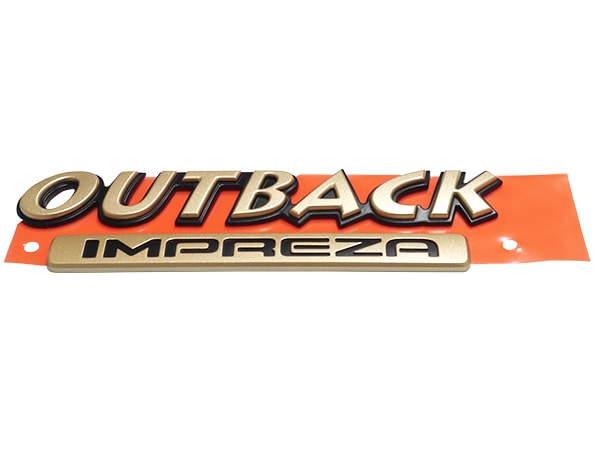 USスバル純正 OUTBACK IMPREZA リアエンブレム  ゲートエンブレム アウトバック レガシィ フォレスター 93073FE090