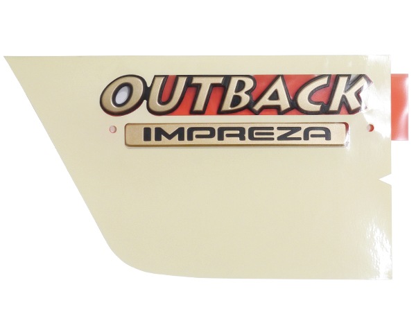 USスバル純正 OUTBACK IMPREZA リアエンブレム  ゲートエンブレム アウトバック レガシィ フォレスター 93073FE090