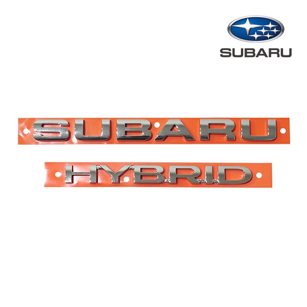USスバル純正 SUBARU HYBRID ハイブリッド リアエンブレム  ゲートエンブレム インプレッサXV クロストレック 93079FJ130