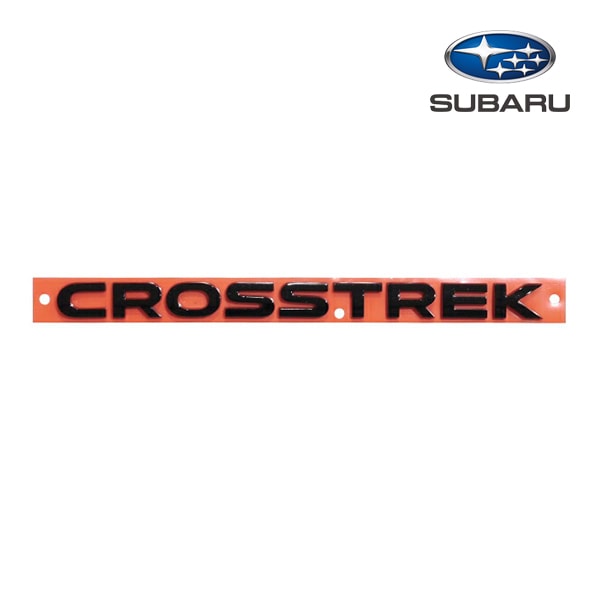 USスバル純正 CROSSTREK エンブレム ツヤありブラック SUBARU Crosstrek インプレッサXV クロストレック 93079FJ230
