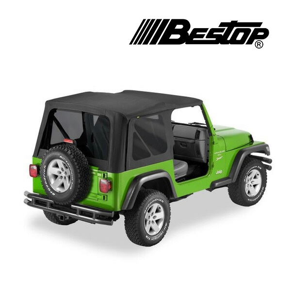 【BESTOP 正規品】BESTOP OEM ハードウェア用 ソフトトップ(交換用) ブラック 5119335 03-06y TJラングラー 後期 