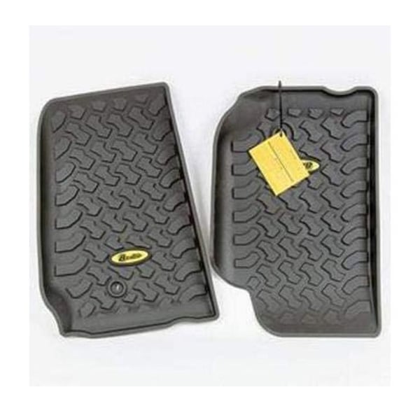 【BESTOP 正規品】BESTOP フロアマット フロント ブラック 5150001 ジープ 07-13y JK ラングラー 左ハンドル用 ベストップ