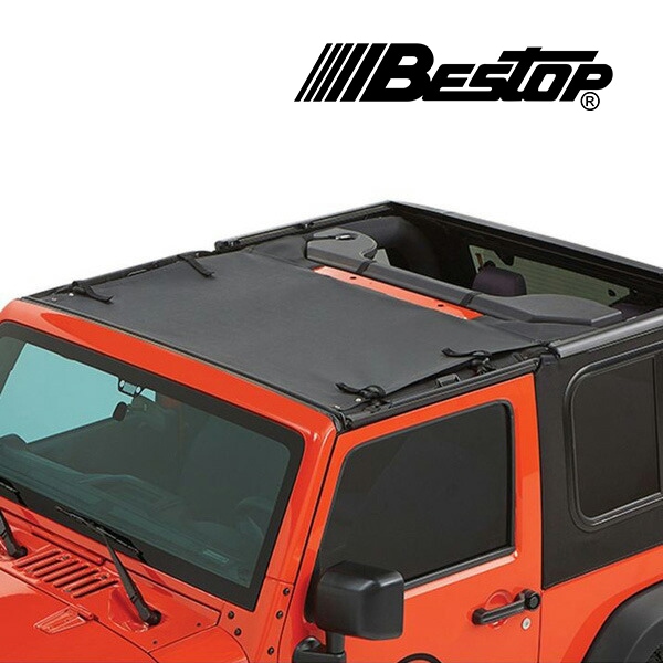 【BESTOP 正規品】ジープ JEEP JK ラングラー 2ドア 4ドア Standard Targa Style サンビキニトップ ブラックダイヤモンド 5240035 べストップ