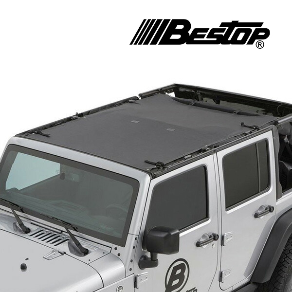 【BESTOP 正規品】ジープ JEEP JK ラングラー 4ドア Safari Style サンビキニトップ ブラックダイヤモンド 5240135 べストップ