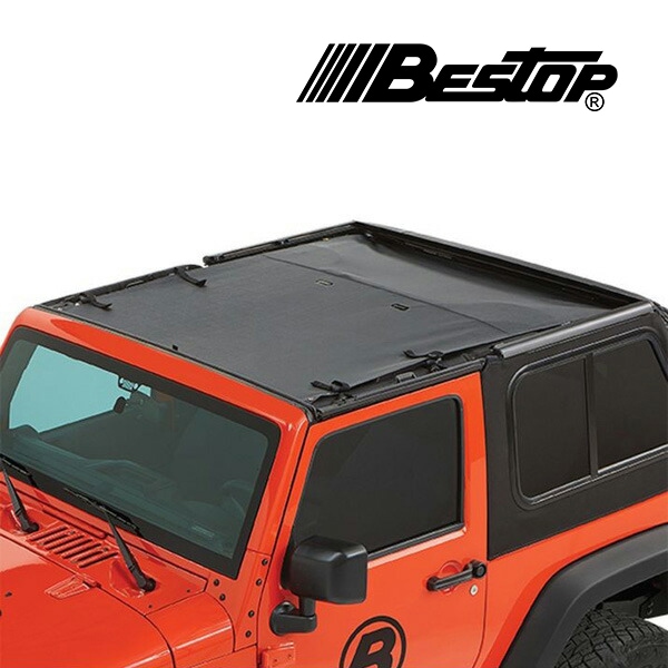 【BESTOP 正規品】ジープ JEEP JK ラングラー 2ドア Safari Style サンビキニトップ ブラックダイヤモンド 5240235 べストップ
