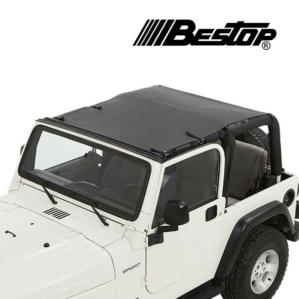 【BESTOP 正規品】ジープ JEEP 97-06y TJ ラングラー Safari Style サンビキニトップ ブラックダイヤモンド 5240435 べストップ