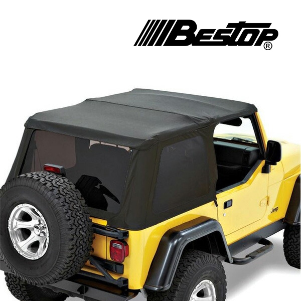 【BESTOP 正規品】BESTOP Trektop NX ハードウェア用 ソフトトップ(交換用) ブラック 5282015 97-06y TJラングラー 