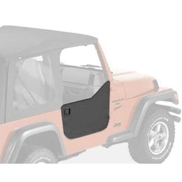 【BESTOP 正規品】ジープ JEEP 97-06y TJ ラングラー ロア ファブリック ハーフドア 左右 2枚セット ブラックデニム 5303915 べストップ