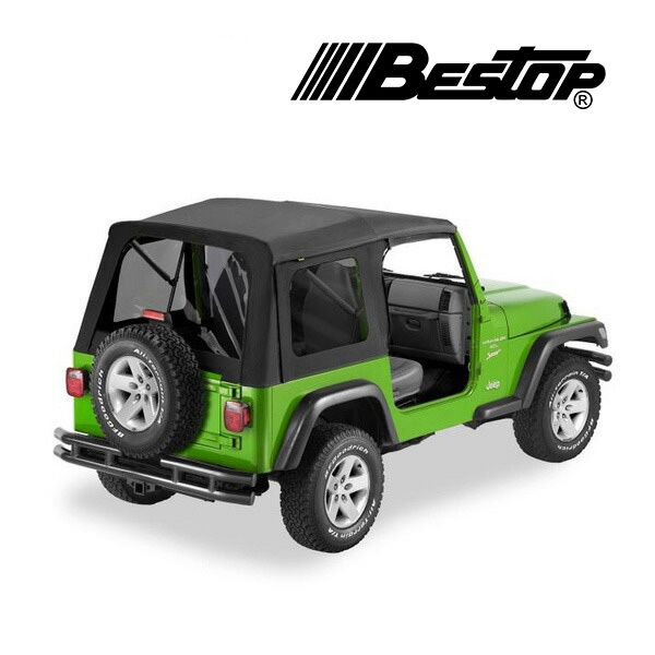 【BESTOP 正規品】BESTOP Supertop Classic ソフトトップ(交換用) ブラック 5470935 97-06y TJラングラー