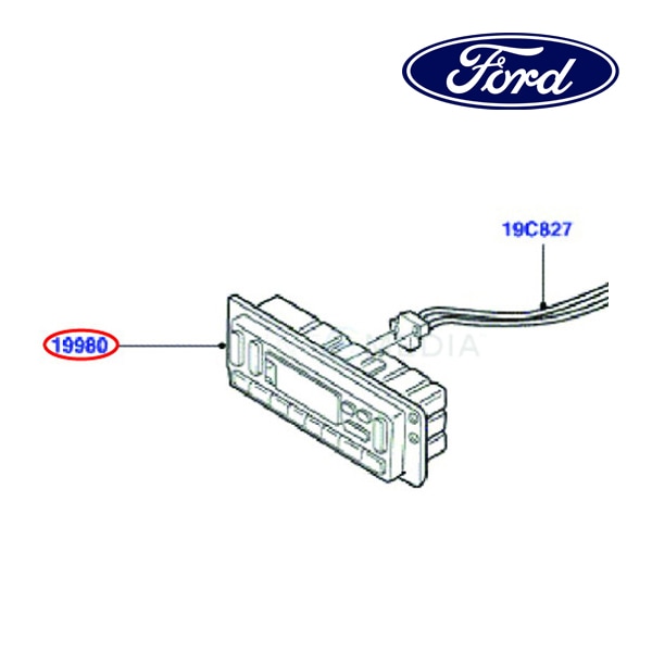 フォード純正 エアコン スイッチ パネル 2L2Z19980AB 02-03y エクスプローラー