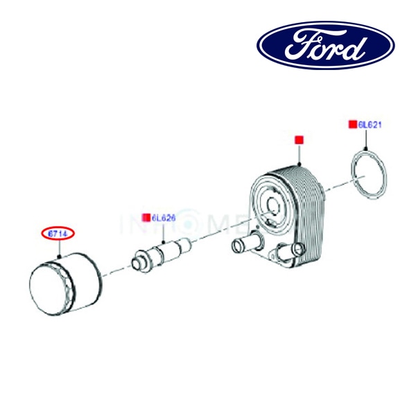 フォード純正 オイルエレメント オイルフィルター 7S7Z6731E 13y- ECOSPORT エコスポーツ