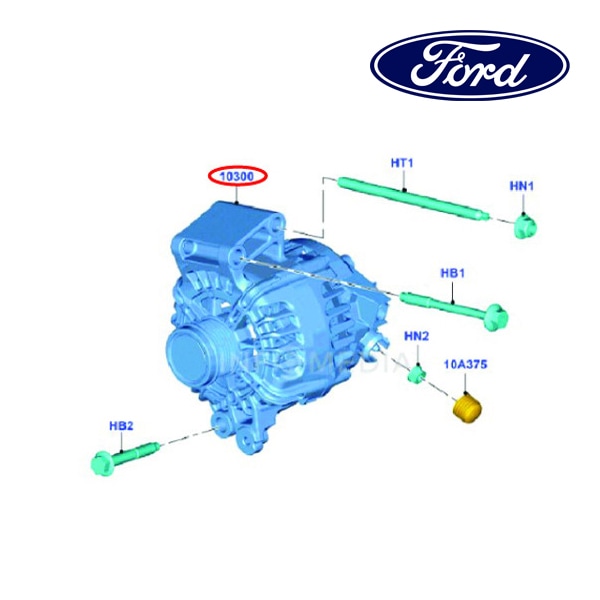 フォード純正 オルタネーター ジェネレーター ダイナモ 2265729 電装 発電 15y- FORD フォーカス