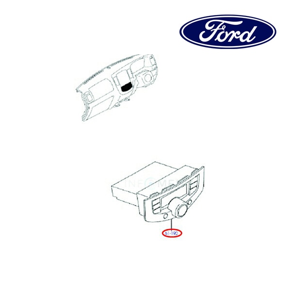 フォード純正 A/Cコントロール スイッチ EV456119ZD 06-07y エスケープ