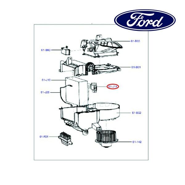フォード純正 エキパン エキスパンションバルブ EV4861J14B 06-09y エスケープ