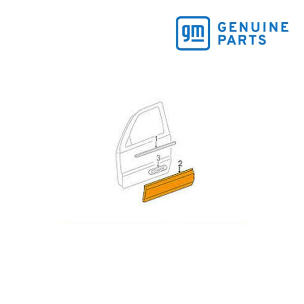 GM純正 フロント ドア サイドモール 左側 運転席側 LH 88935290 02-05y エスカレード/エスカレードESV/エスカレードEXT