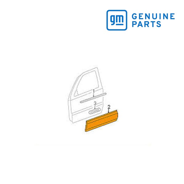 GM純正 フロント ドア サイドモール 右側 助手席側 RH 88935291 02-05y エスカレード/エスカレードESV/エスカレードEXT
