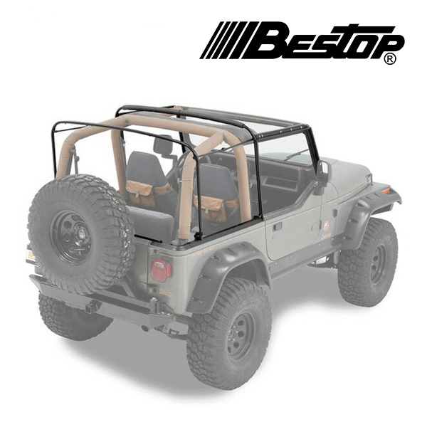【BESTOP 正規品】ジープ JEEP 88-95y YJ ラングラー フレームキット 交換用 OEM仕様 ブラック 5500401 べストップ