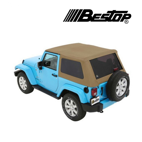 【BESTOP 正規品】BESTOP TREKTOP NX ソフトトップ オクタンベージュ 5685271 07-18y JK ラングラー 2ドア